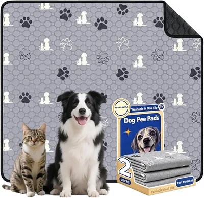 Almohadillas Lavables para Perros - Impermeable Almohadilla de Entrenamiento - Tapetes Reutilizables para Perros