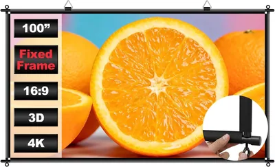 100 inch Fixed Frame Projector Screen - Best Deal