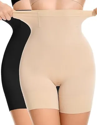 2Pcs Abdomen Pants Tummy Shaper & Corset Underwear Postpartum High Waist Body Shaper