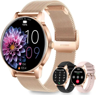 Fitness Tracker with Call & Sleep Monitor - IP68 Waterproof