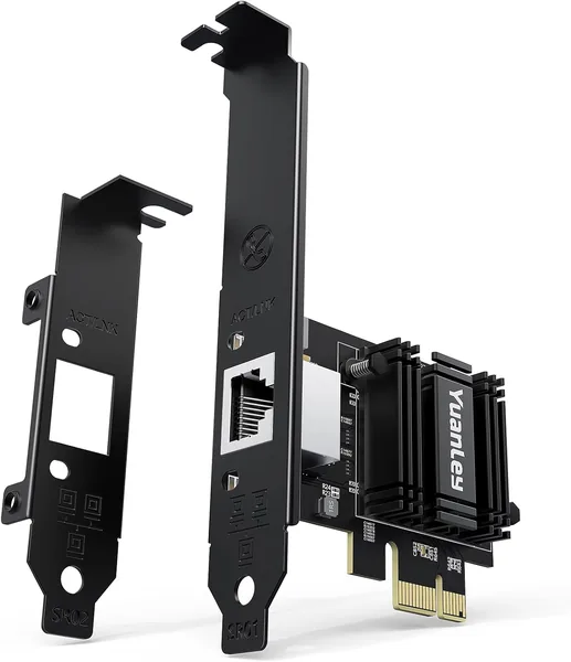 Tarjeta de red PCIe 10G YuanLey con controlador Realtek RTL8127AT, adaptador Ethernet RJ45 PCIe A 10Gb