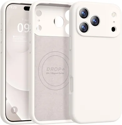 Magnetic iPhone 17 Pro Case [Magsafe] Silicone Satin Smooth Touch Slim Shockproof Anti-Scratch Mi Best Deal