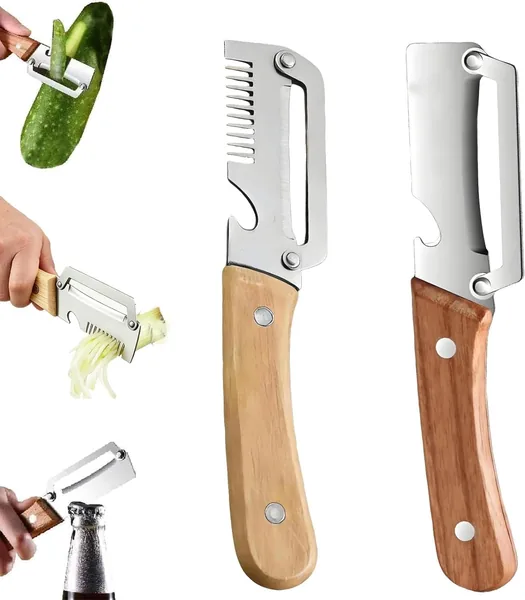 Set of 2 Professional Multifunctional Kitchen Peelers