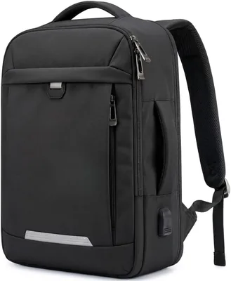 Mochila de Viaje EDIESI, Negro/Blanco, Mochila de Viaje