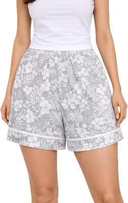 Fabienne Womens Pajama Shorts 100% Cotton Breathable