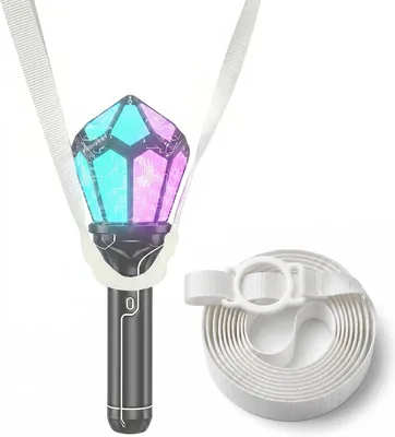 HaisWonsa Kpop - Correa para palo de luz ajustable K Pop Light Stick Crossbody Correa de hombro para llevar cuerpo K-pop, acc