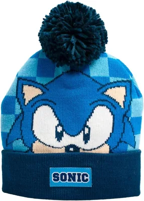 Sega Sonic The Hedgehog Beanie, Dark Blue (3-7 Years)