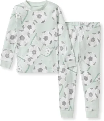 Conjunto de Pijama Burt's Bees de 2 Piezas para Bebés y Niños, 100% Algodón Orgánico