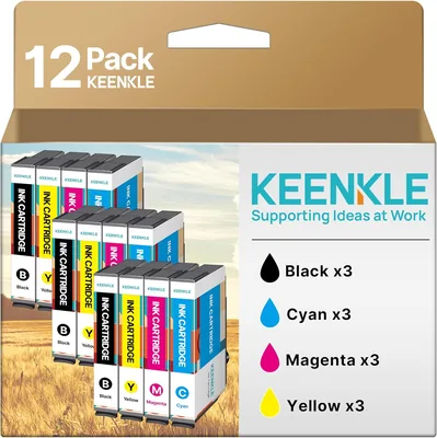 Cartouches d'encre KEENKLE Compatible avec 604 XL pour Epson Home XP-2200/XP-2205/XP-3205/XP-4200/XP-4205
