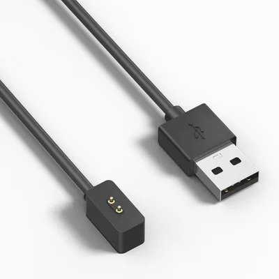 شحن USB/USB C لساعة Xiaomi Redmi Watch 3 Active/5 Active/5/5 Lite (كابل شحن 60 سم أسود) - توفير 5%