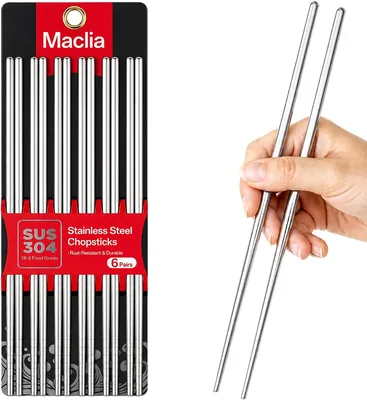 Maclia Stainless Steel Chopsticks 29% Off