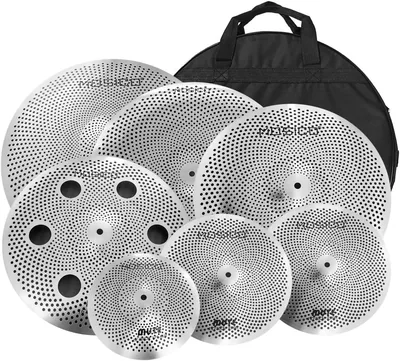 Mosico Silver - Kit de platillos silenciosos, 7 piezas de diferentes tamaños