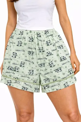 Fabienne Womens Pajama Shorts 100% Cotton Breathable Sleepwear