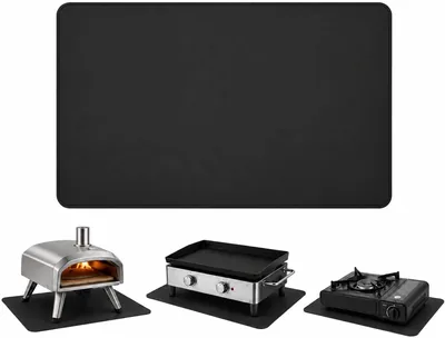 FIREWESS Grillmatte für Tischgrill 40 x 60 cm, feuerfeste Matte und Wärmeisolierung, wasserdicht, ölbeständig Grillmatte
