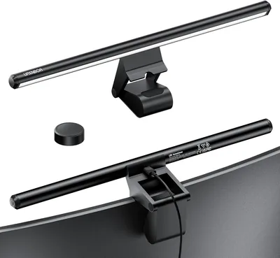 UPXNBOR Lámpara para Monitor 40 cm con Mando y Control Táctil | Barra de Luz Regulable para Monitor,Lámpara de Pantalla Cómoda