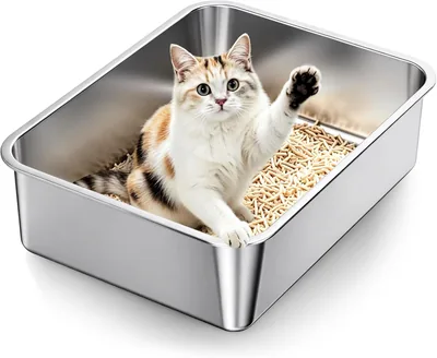 OneBug Stainless Steel Cat Litter Box - Best Deal