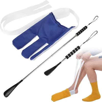 Sock Dressing Aid & Telescopic Shoe Horn Set - Best Deal