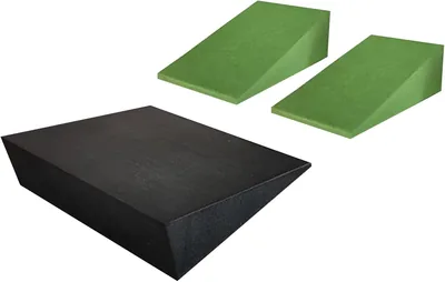 Klin do jogi dla stóp - Trening w domu, blok klinowy z uchwytem, rozciąganie pianki, podparcie pod kątem dla mięśni, przenośne - Best Deal