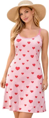 Women Turkish Cotton Sleep Chemise - Lightweight & Breathable Summer Lounger