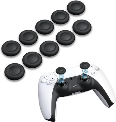 YOOJ® 10PCS Joystick Replacement Grip Caps for PS4/PS5 Controller (5% Off)