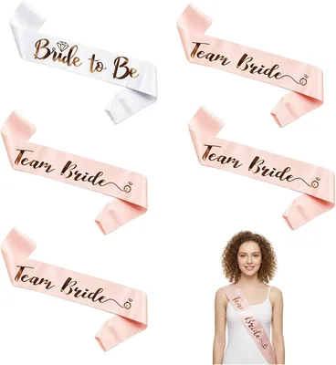 Team Bride Sash Set - Hen Party Accessory, Best Deal