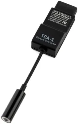 ZOOM TCA-1 Adapter Timecode - Precyzyjny generator timecode do synchronizacji audio wideo, Czarny