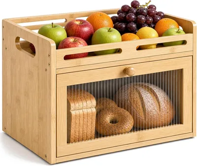 Coiesol Bamboo Bread Box Best Deal