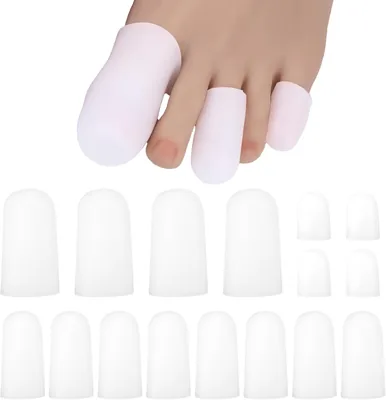 16 nakładek ochronnych na palce stóp - żelowe, miękkie i elastyczne - Najlepsza oferta