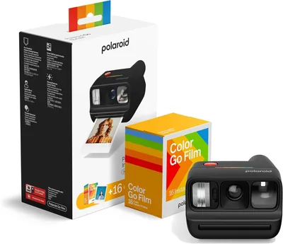 Polaroid - Bundel Instant Camera Go Gen 3 Black + Go Color Film (16 Bilder)