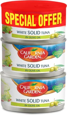 California Garden Fancy Meat Tuna in Olive Oil 3 x 170g Best Deal