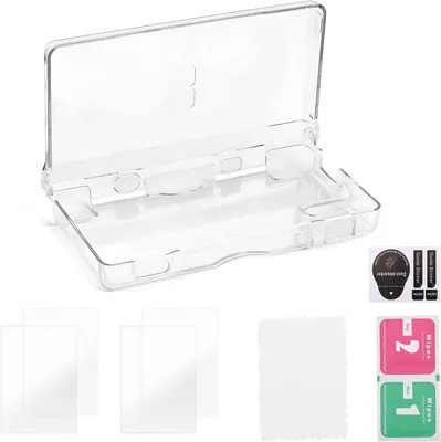 Transparent Hard Shell Case for Nintendo DS Lite/NDSL - Crystal Clear Protection