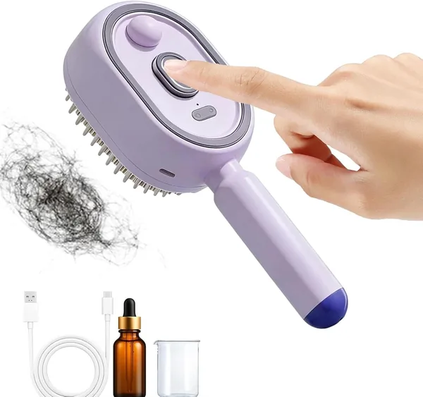 Hair Brush with Water Spray, Portable Straightening Sprayer Comb - Best Deal