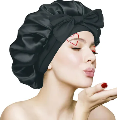 VECIIR Silk Bonnet 36% Off - Adjustable Satin Sleep Cap