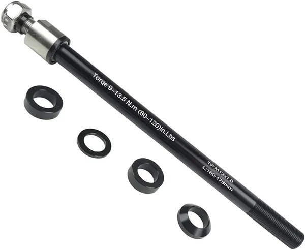 Oś przelotowa dla roweru - adapter M12x1.0, regulowany 160-178 mm, najlepsza cena