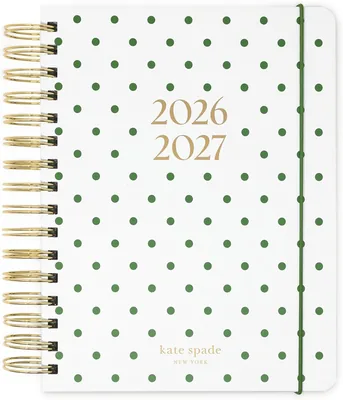 Kate Spade New York Large Planner 8.5" x 7.25", Spiral Bound Agenda, Best Price