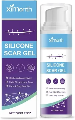 Scar Removal Gel Cream - Silicone Scar Treatment with Vitamin E