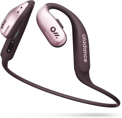 Oladance OWS Sports Open Ear Headphones, Comfortable & Stable Fit, 15H Battery Life, IPX8 Waterproof