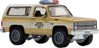 Hot Wheels Premium, Coche de Juguete de Stranger Things, Vehículo de Colección Auto Cultura Pop Chevrolet K5 Blazer 1985 3Y+
