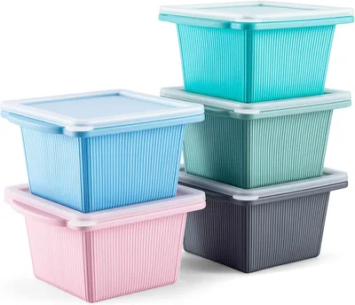 Feshory 5 Pack Silicone Freezer Trays with Lid - Best Deal