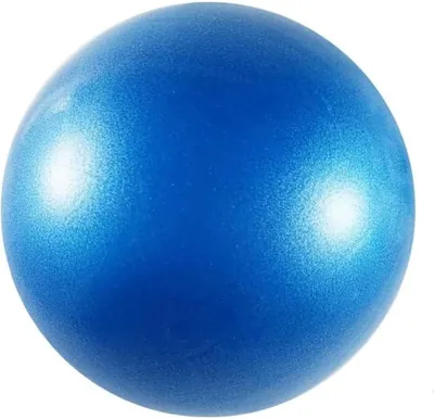 Mini Yoga Ball 25cm - PVC Pilates Core Workout Balance Training - Non-Slip Portable with Blow Tube (27% Off)