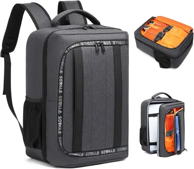 Travel Backpack for PS5 Gaming Gear - Protective Case for Laptop & Accessories