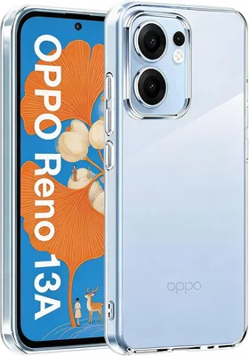 Nutmeg OPPO Reno 13 Aケース、クリア、黄色耐性、ショックプルーフ、薄型、指紋防止、OPPO Reno 13 A用、ソフトTPU