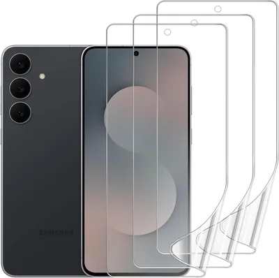DYNASCO 3x Folia ochronna dla Samsung Galaxy S25 FE, przezroczysta HD miękka