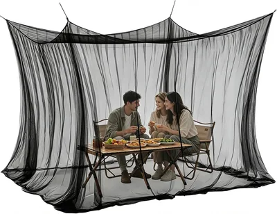 Moskosnett 300x300x250 cm, Insektsskydd utomhus, Moskosnett för pavion, trädgård, campingbad