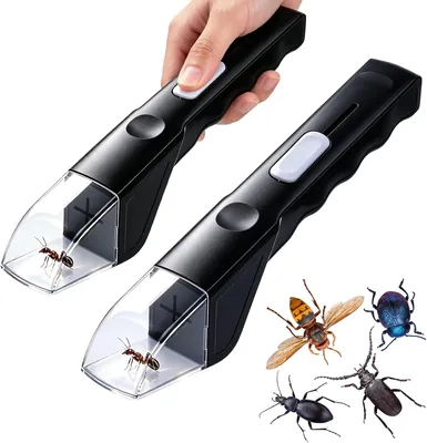 2er-Set Insektenfänger, Spinnenfänger, Handheld für Zuhause und Garten