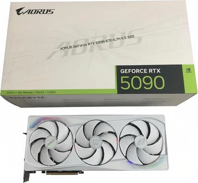 AORUS RTX 5090 Stealth ICE Graphics Card White Best Deal