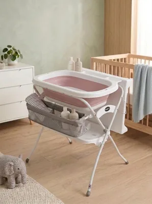 Bañera Plegable Con Cambiador Noni Is-02 L Lisa (Rosa) - Mejor Oferta