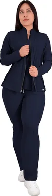 Conjunto Uniforme Quirúrgico de 3 Piezas para Dama - Pantalón, Filipina y Chamarra SEA BRAZIL Antifluidos de Alta Protección - Mejor Oferta
