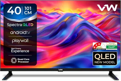 VW 40 इंच स्पेक्ट्रा सीरीज़ फुल HD स्मार्ट QLED एंड्रॉइड टीवी VW40AQ3 - 48% ऑफ