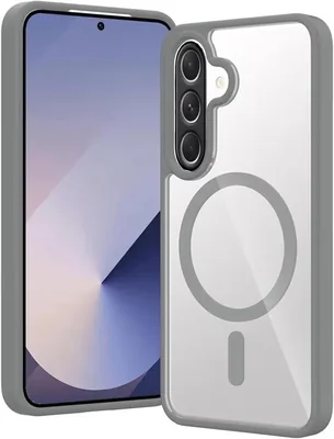حالة مغناطيسية Grabist لجهاز Samsung Galaxy A57، شفافة بلوريّة [لا تبهت] [حماية من السقوط على المستوى العسكري] مضادة للصدمات